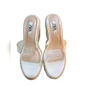 Zara wedge sandals